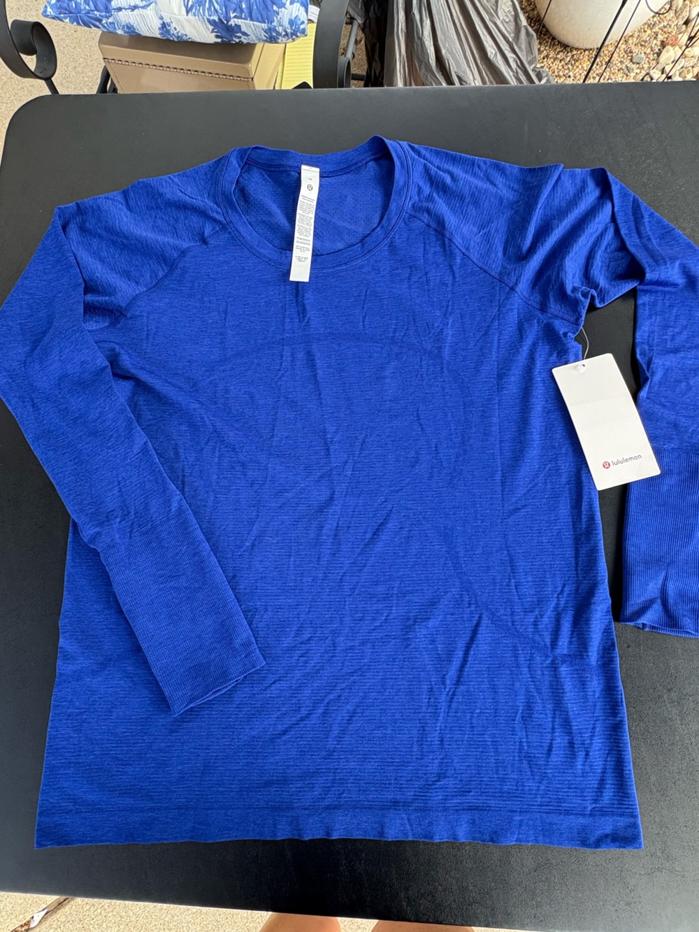 NWT Lululemon athletica swiftly tech 2.0 Long Sleeve Crew — Royal Blue